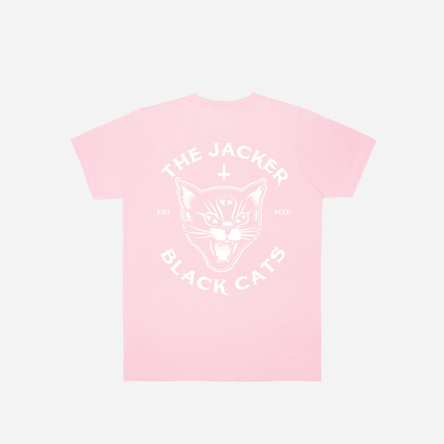 BLACK CATS T-SHIRT - PINK