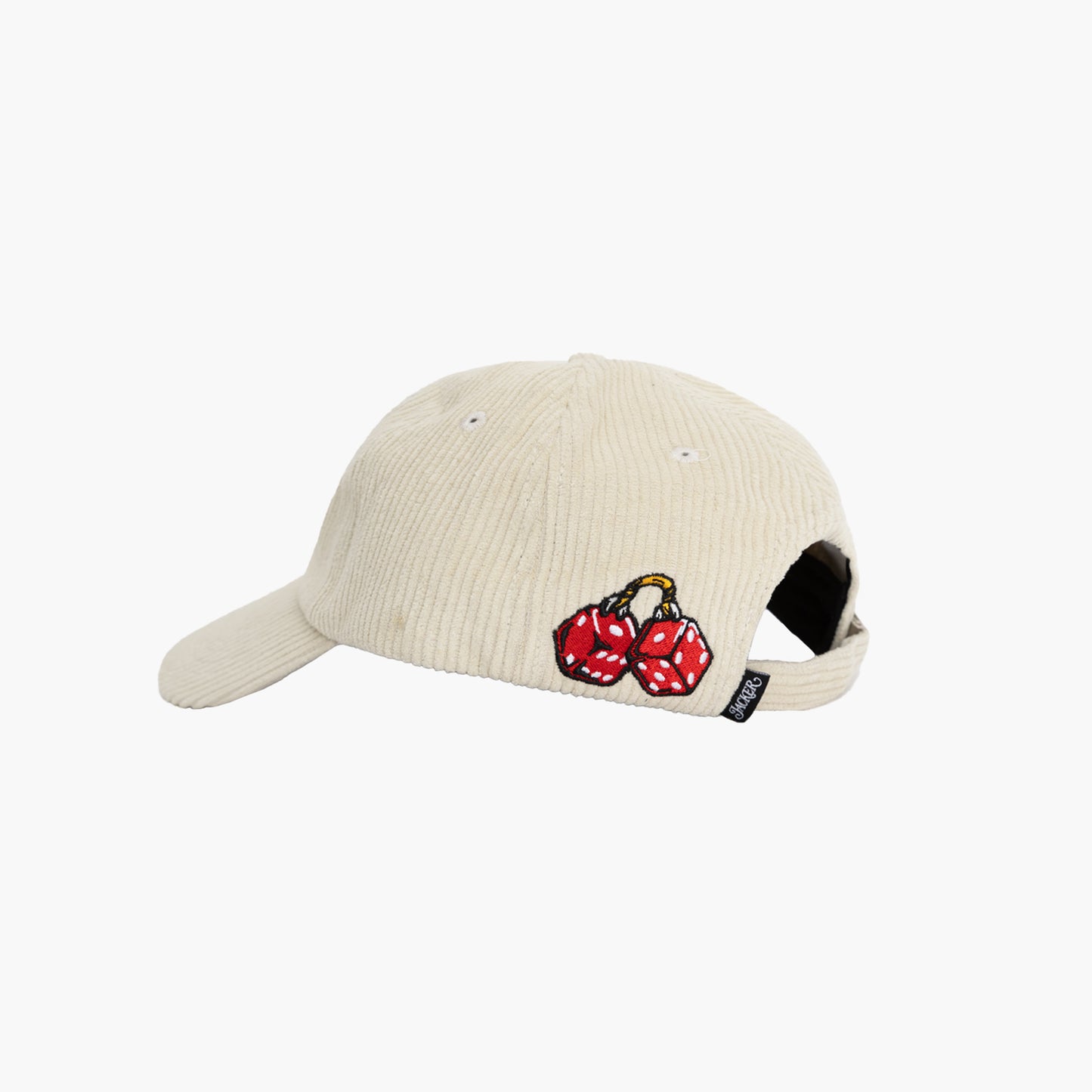 KEYCHAIN CORDUROY CAP - BEIGE