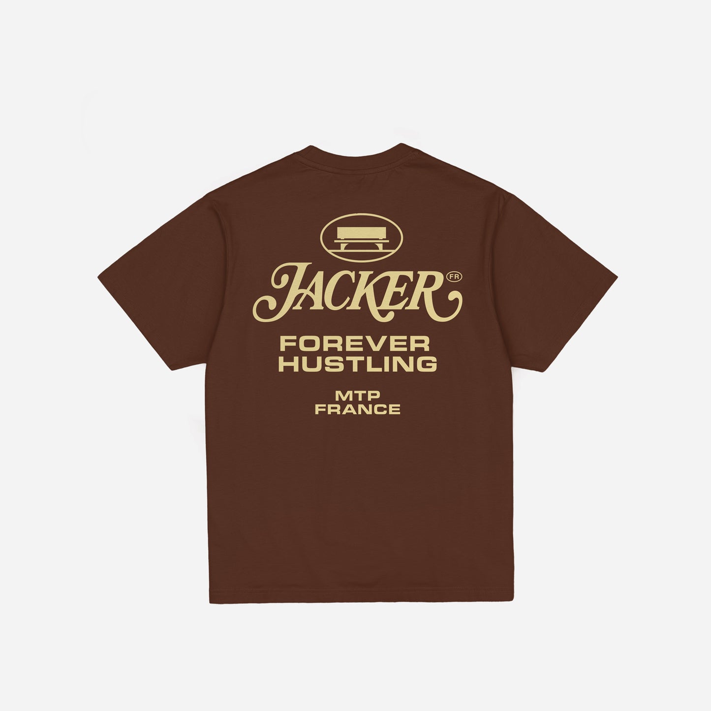 COLLECTIVE T-SHIRT - BROWN & BEIGE