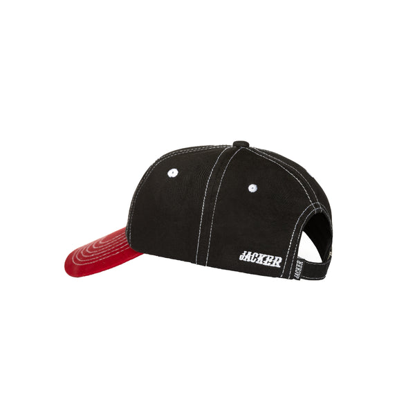 DOUBLE JAY CAP - BLACK/RED