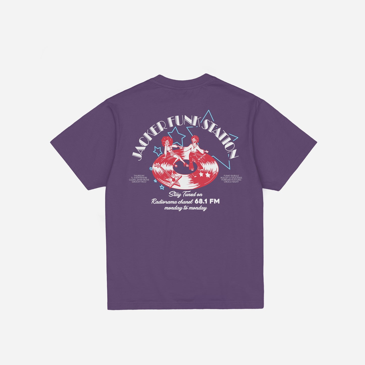FUNK STATION T-SHIRT - PURPLE
