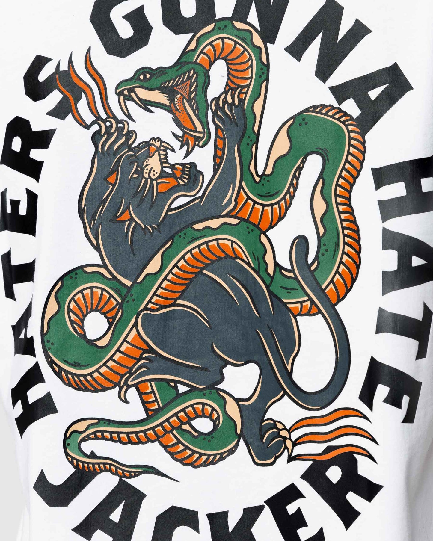 HATERS - T-SHIRT - WHITE