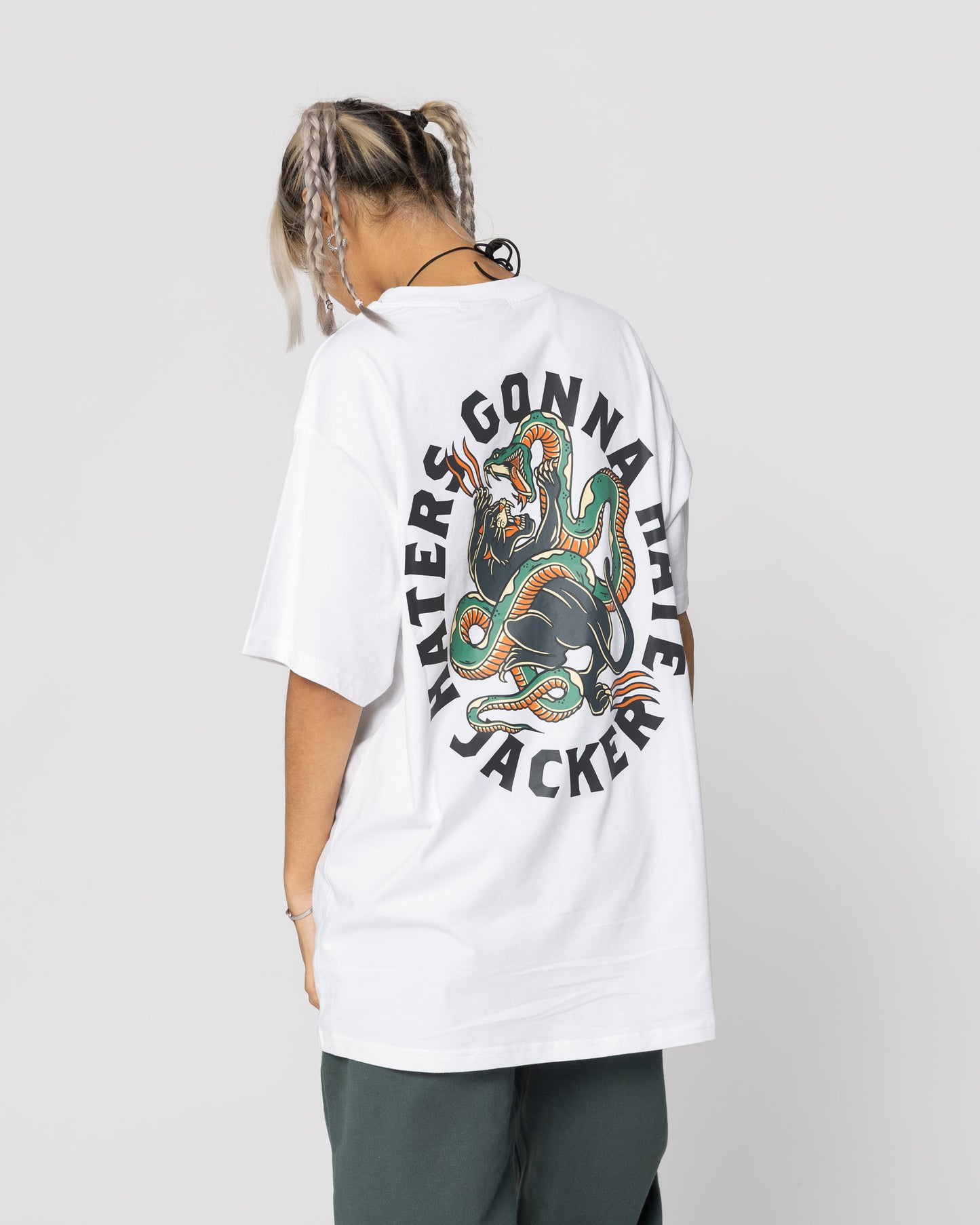 HATERS - T-SHIRT - WHITE
