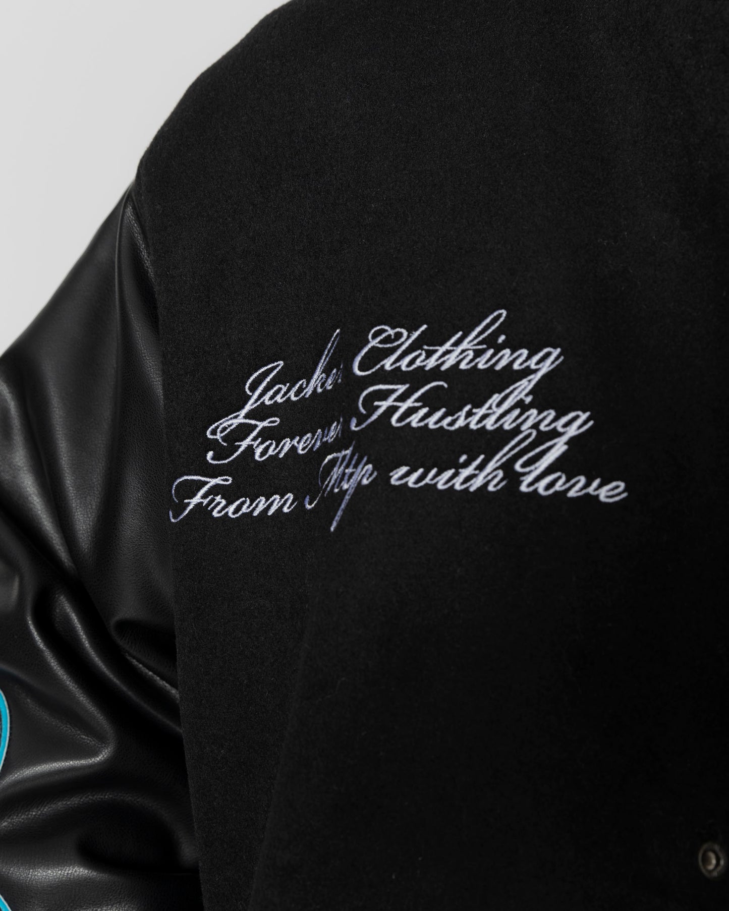 BIG PHARMA VARSITY JACKET - BLACK - JACKER