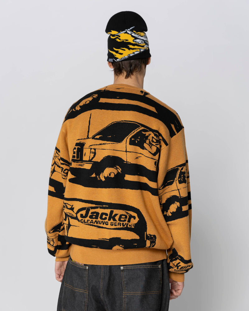 CLEANER CREWNECK KNIT - YELLOW