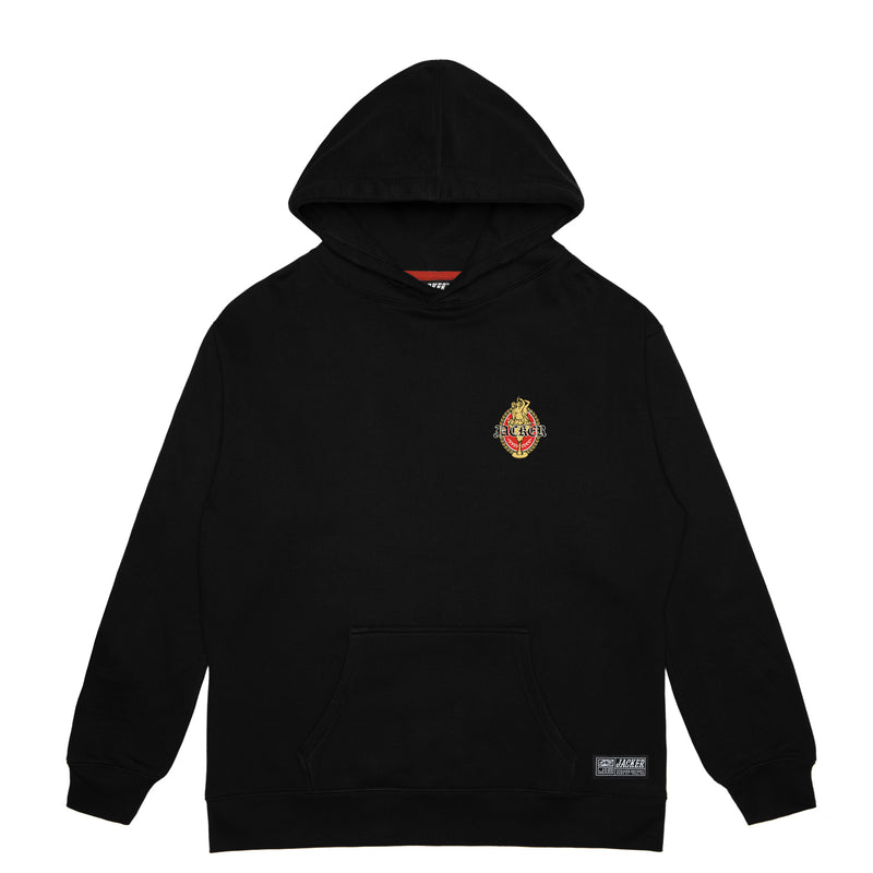 THREE GRACES HOODIE - BLACK