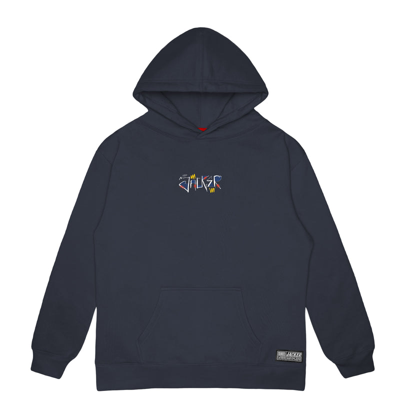 ANGRY - HOODIE - NAVY