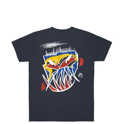 ANGRY - T-SHIRT - NAVY