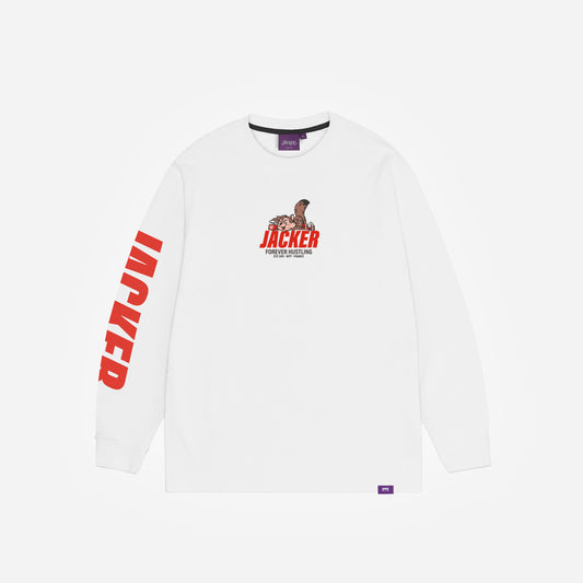 SQUIRREL GANG LONG SLEEVES - WHITE