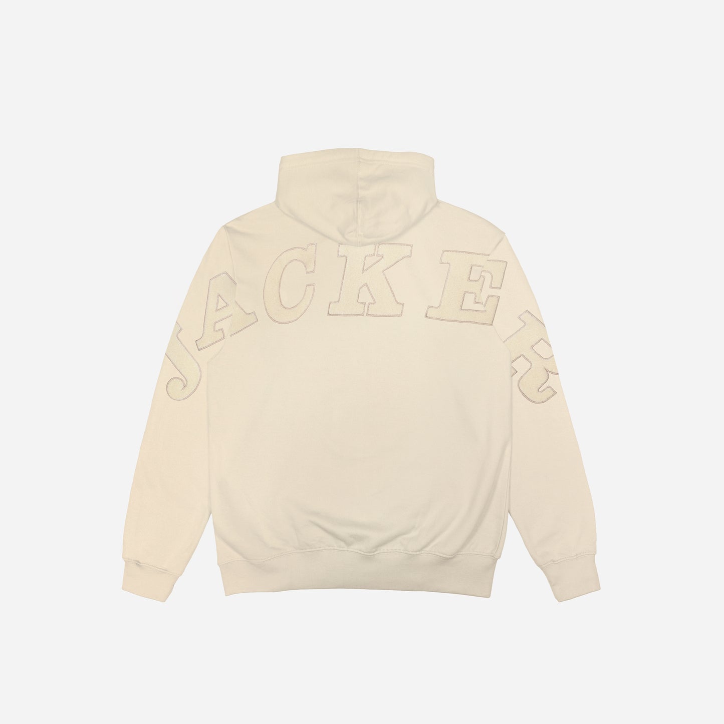 NOTORIOUS ZIPPED HOODIE - BEIGE