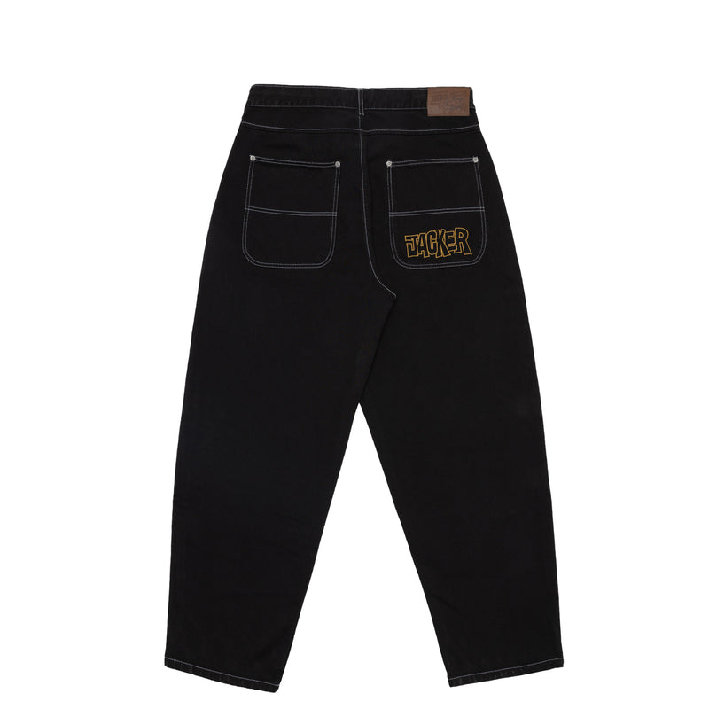 DISTILLERY BAGGY DENIM PANT - BLACK