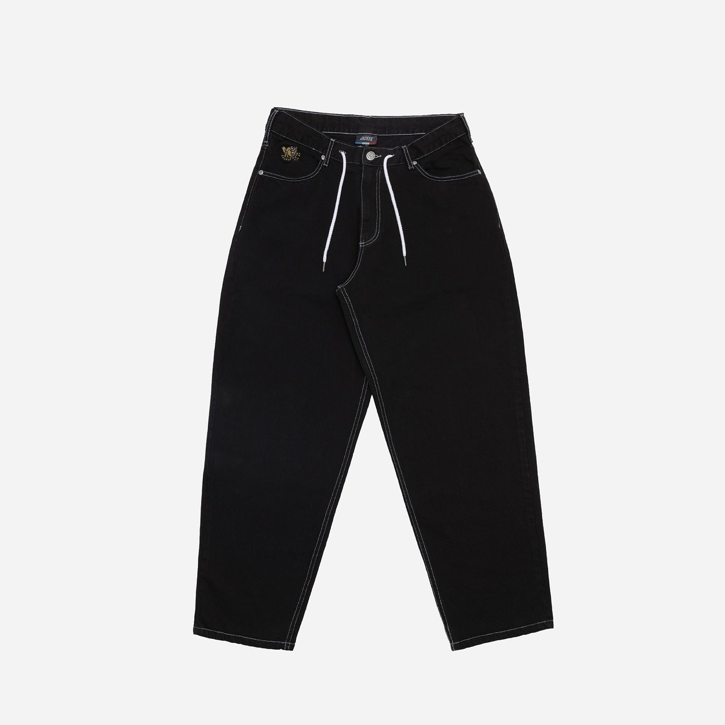 DISTILLERY BAGGY DENIM PANT - BLACK