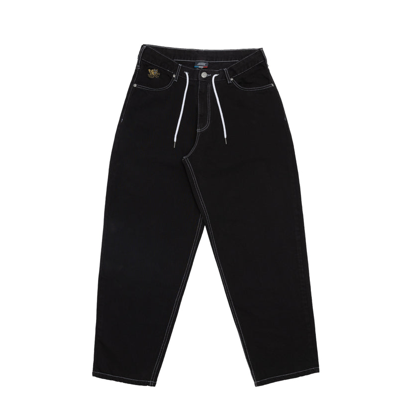 DISTILLERY BAGGY DENIM PANT - BLACK