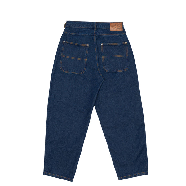 BIG PHARMA DENIM BAGGY PANT RAW - BLUE