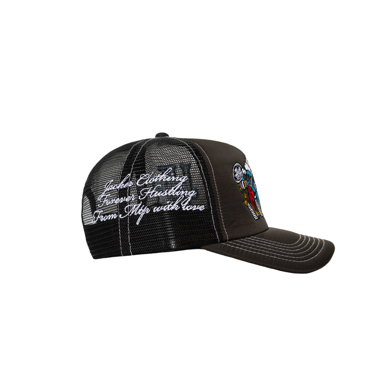 BIG PHARMA TRUCKER CAP - BLACK