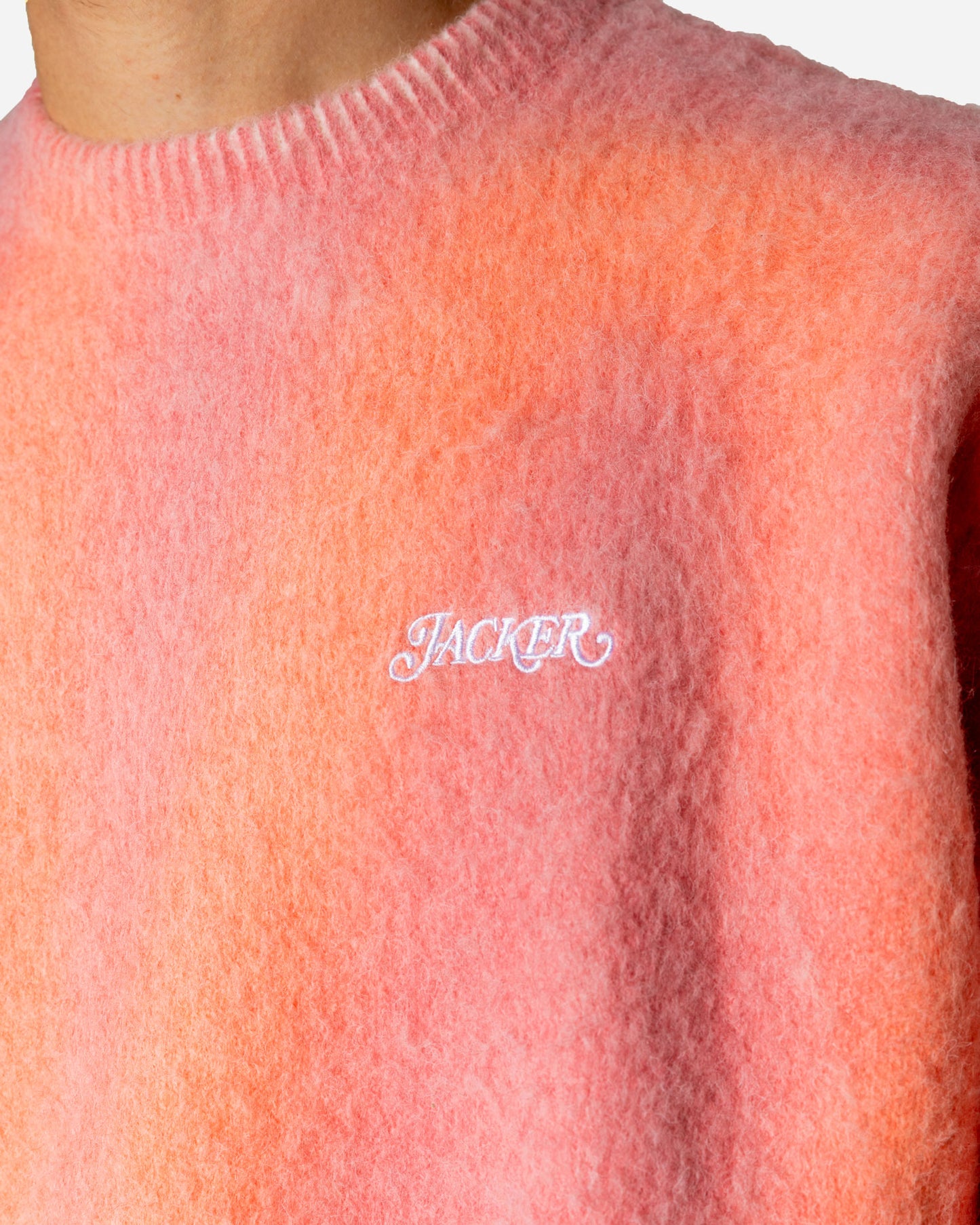 BLUR MOHAIR CREWNECK - MULTI