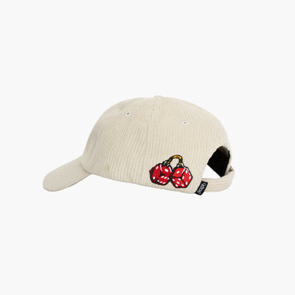 KEYCHAIN CORDUROY CAP - BEIGE