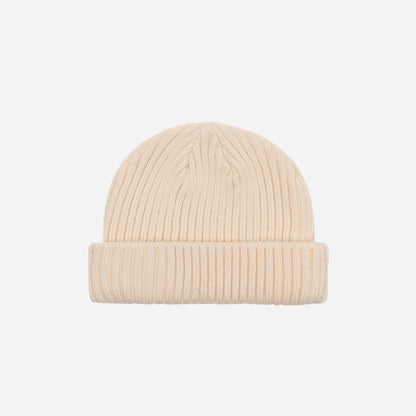 CLASSIC SHORT BEANIE - BEIGE