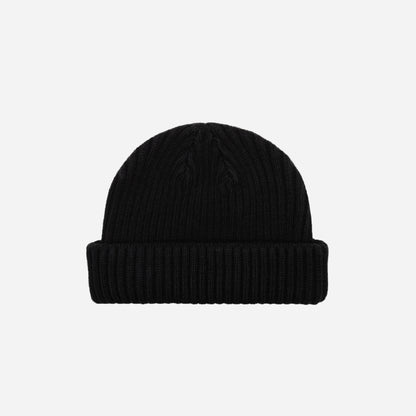CLASSIC SHORT BEANIE - BLACK
