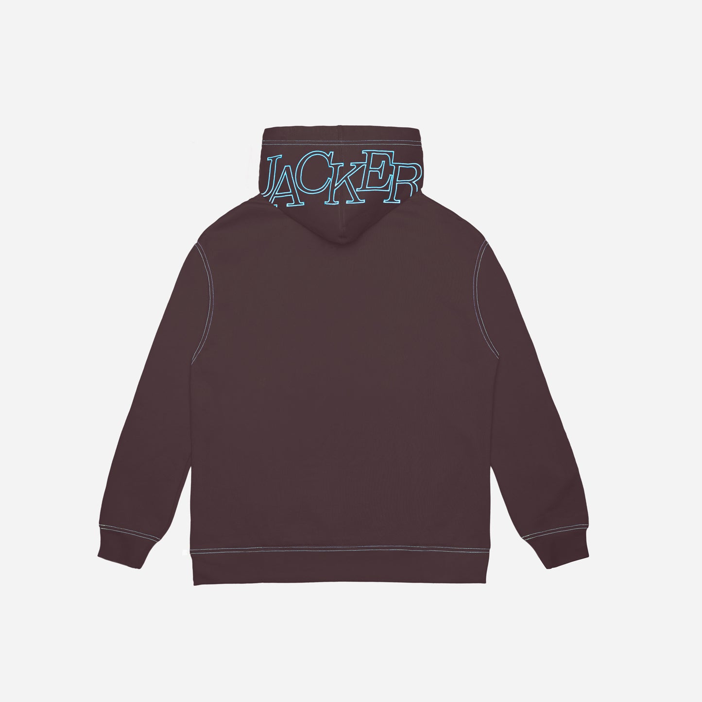 SELECT CONTRAST HOODIE - PURPLE