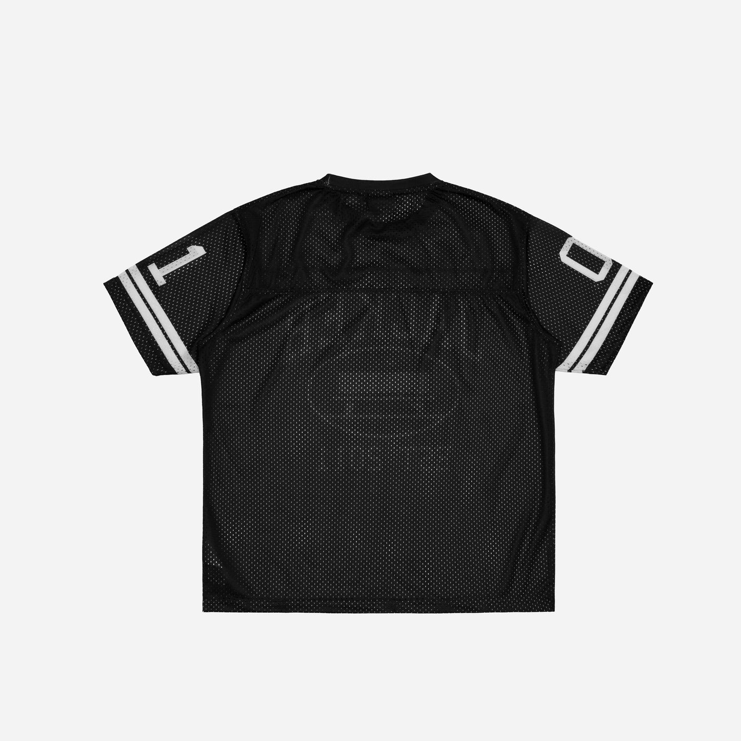 COLLEGE MESH JERSEY - BLACK