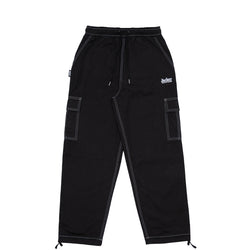 CONTRAST CARGO PANT - BLACK - JACKER