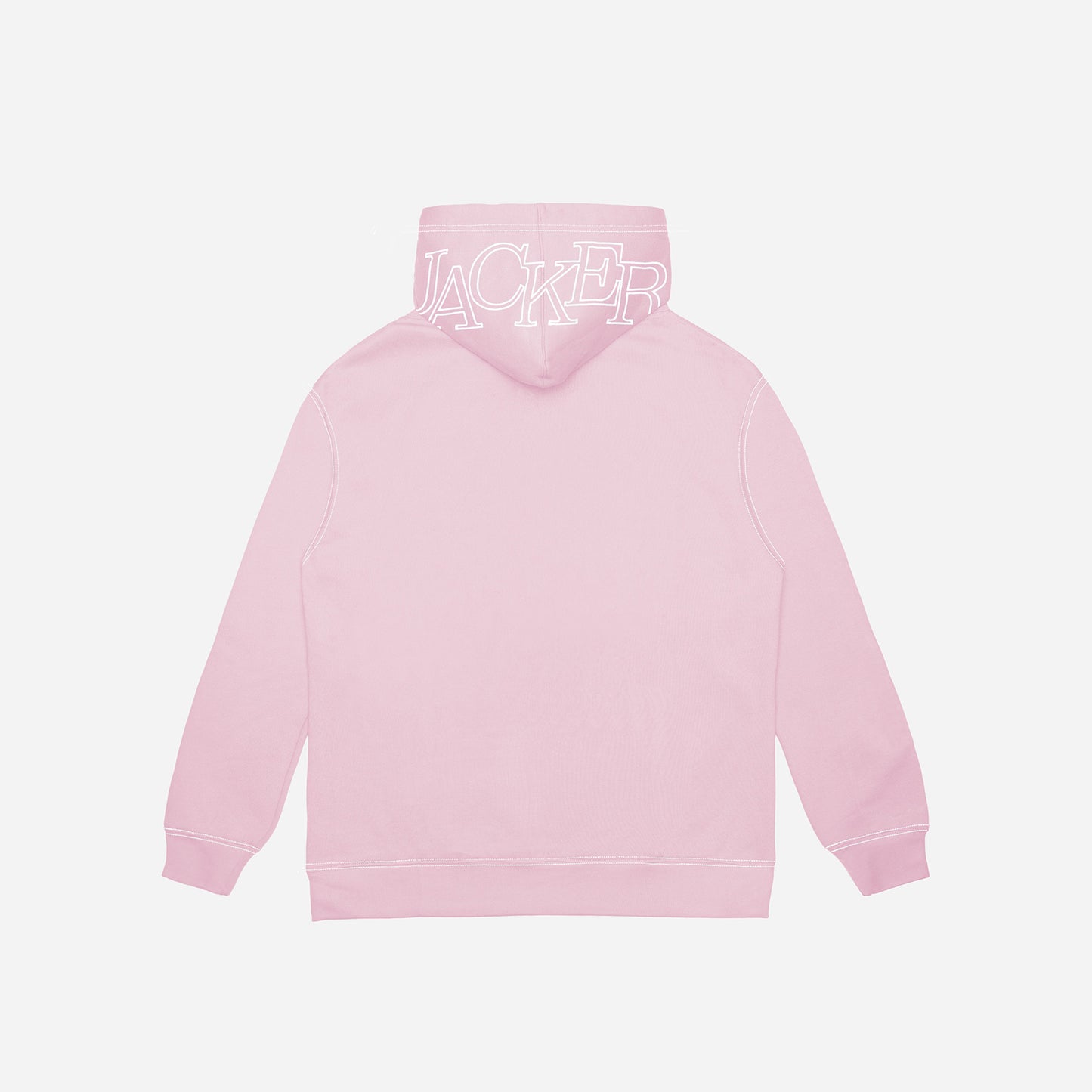 SELECT CONTRAST HOODIE - PINK