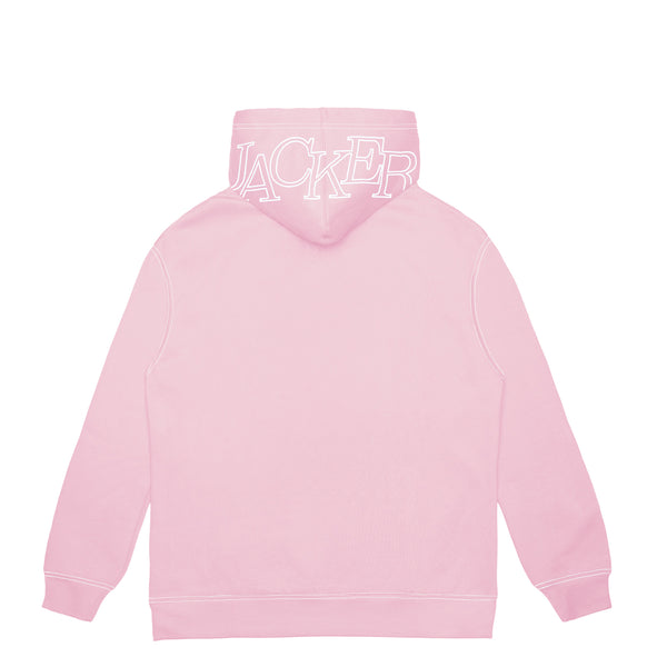 SELECT CONTRAST HOODIE - PINK