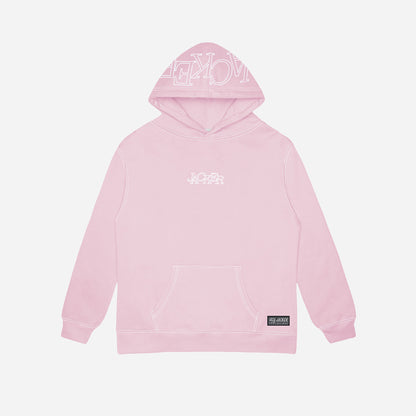 SELECT CONTRAST HOODIE - PINK