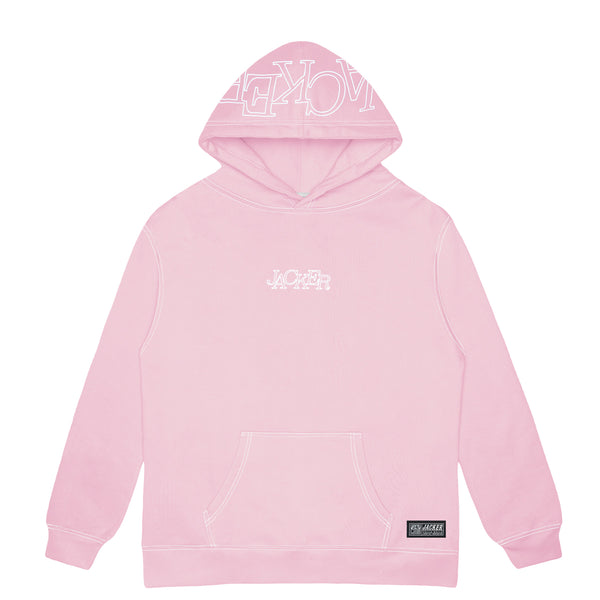 SELECT CONTRAST HOODIE - PINK