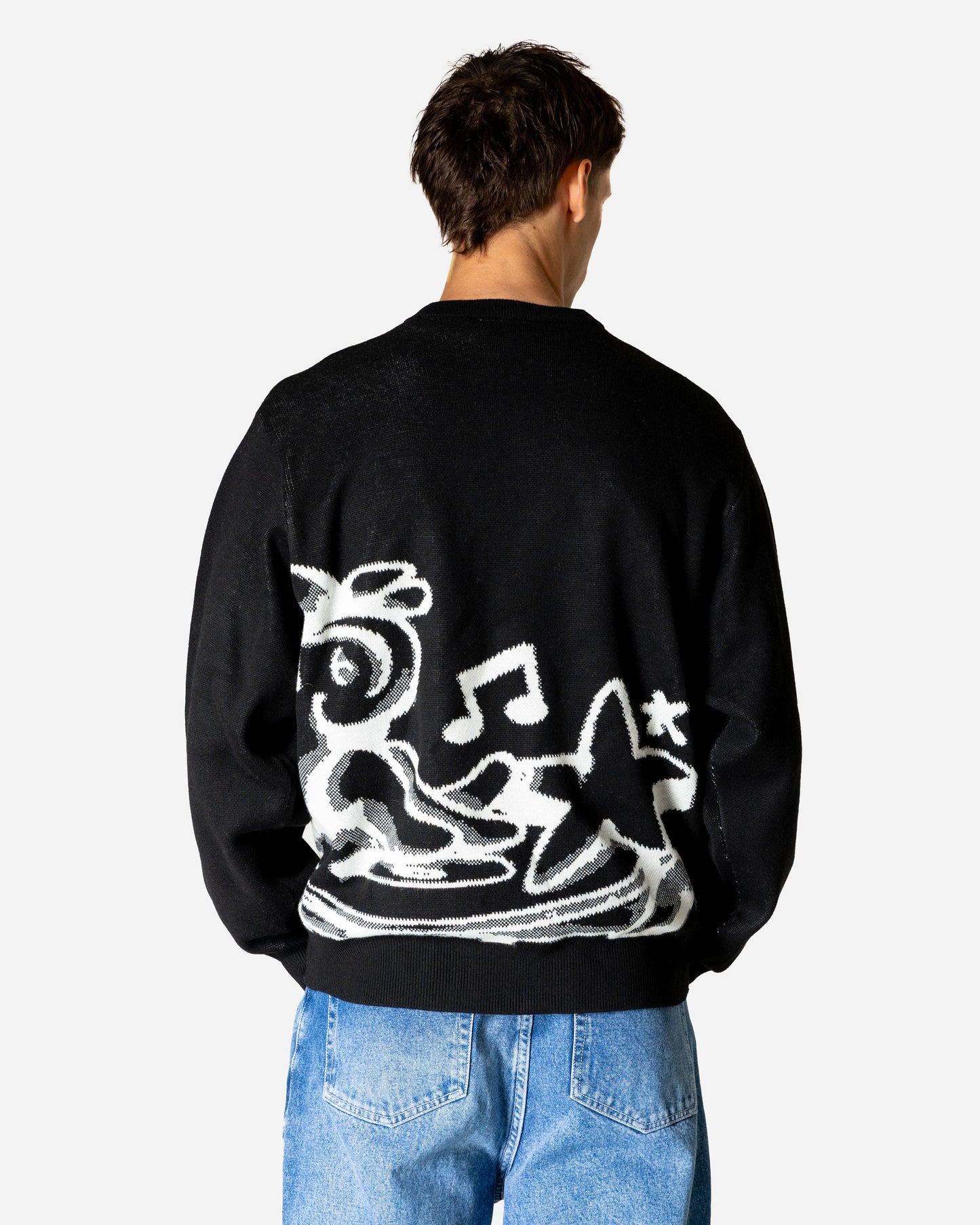 C.R.E.A.M KNIT CREWNECK - BLACK