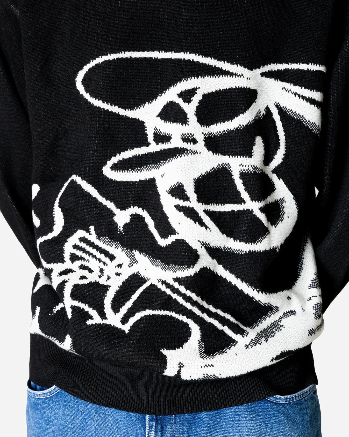 C.R.E.A.M KNIT CREWNECK - BLACK