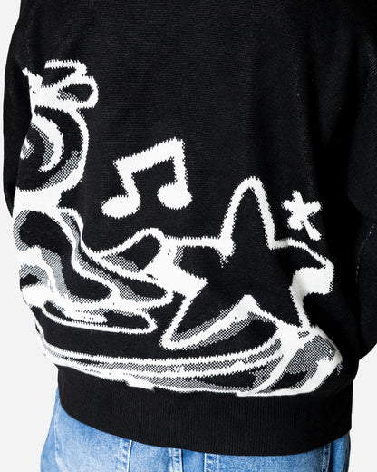 C.R.E.A.M KNIT CREWNECK - BLACK