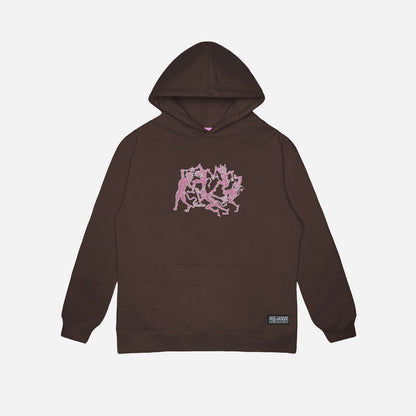 DEVILS DANCE HOODIE - BROWN