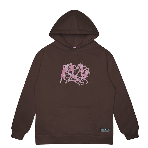 DEVILS DANCE HOODIE - BROWN