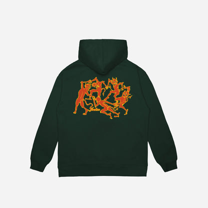 DEVILS DANCE HOODIE - GREEN