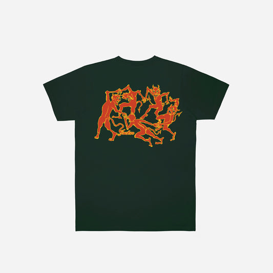 DEVILS DANCE T-SHIRT - GREEN