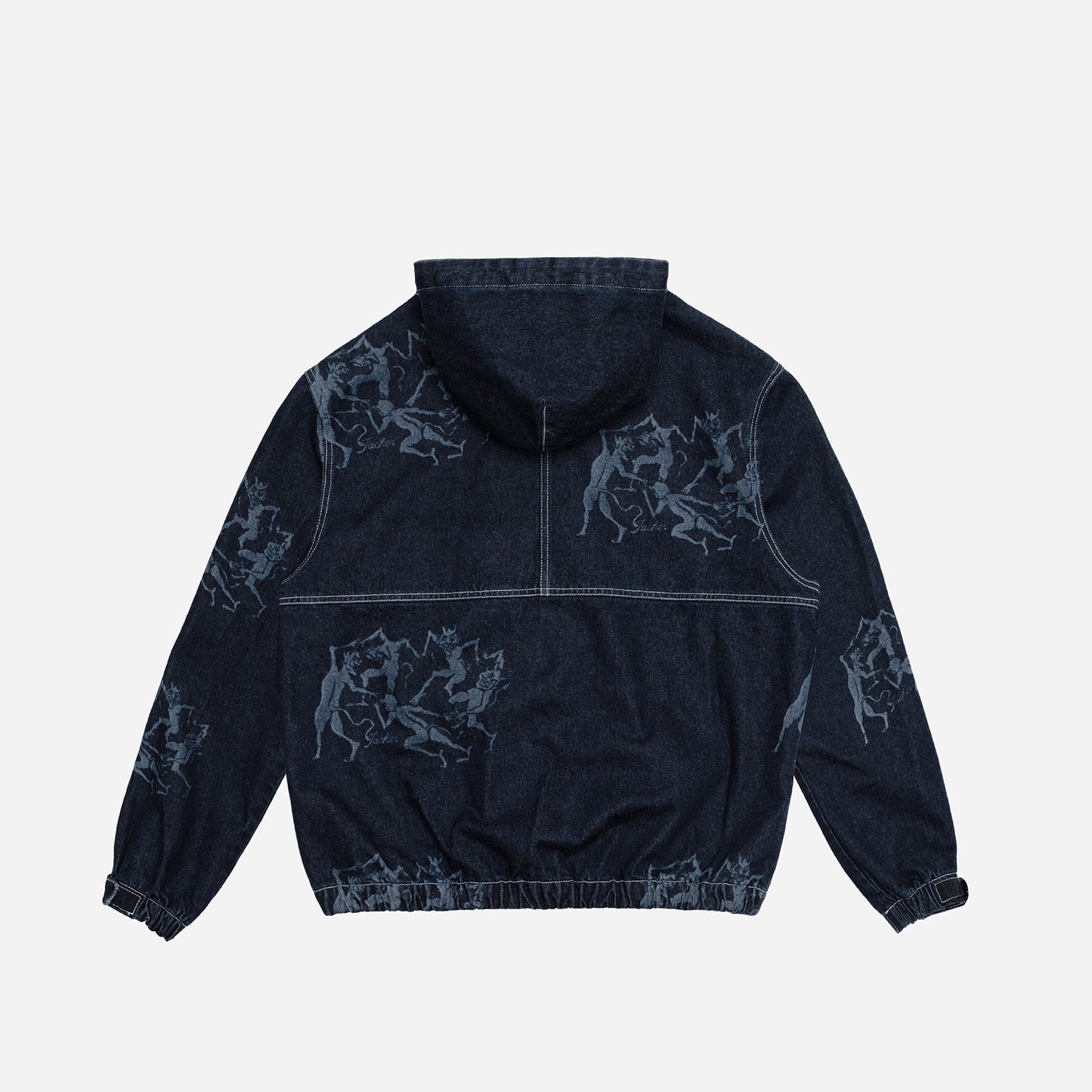 DEVILS DANCE DENIM JACKET - AOP