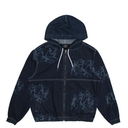 DEVILS DANCE DENIM JACKET - AOP