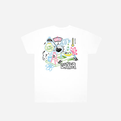 DISTILLERY T-SHIRT - WHITE