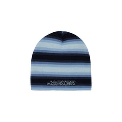 EURO STRIPE BEANIE - BLUE