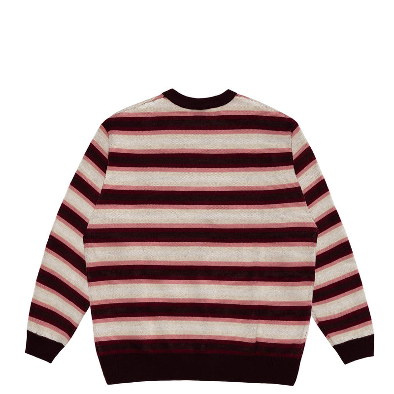 EURO STRIPE KNIT CREWNECK - MULTI