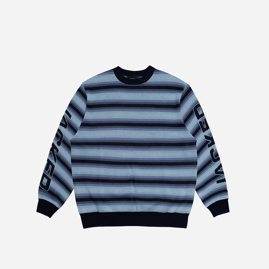 EURO STRIPE KNIT - BLUE