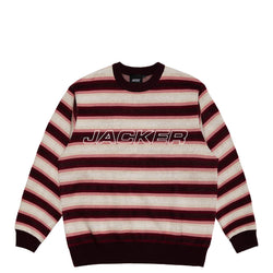 EURO STRIPE KNIT CREWNECK - MULTI