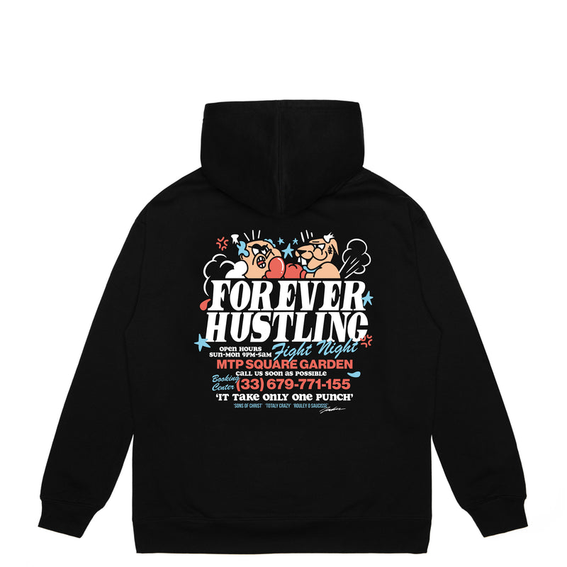 FIGHT HOODIE - BLACK