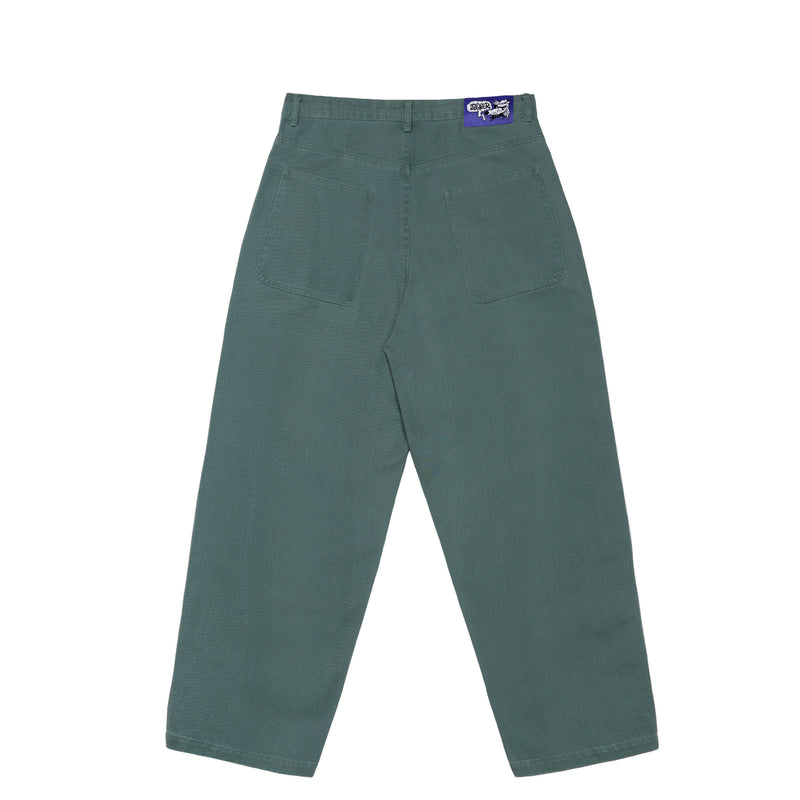 FLOP TWILL EXTRA BAGGY PANT - TEAL