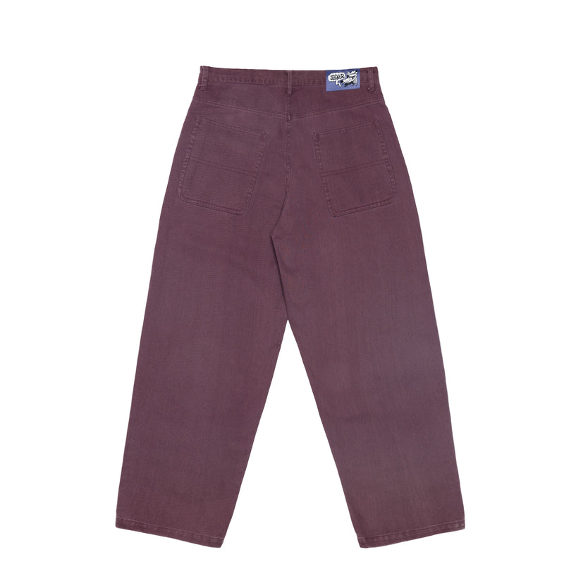 FLOP TWILL EXTRA BAGGY PANT - PURPLE