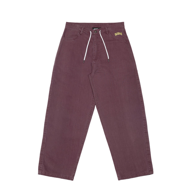 FLOP TWILL EXTRA BAGGY PANT - PURPLE