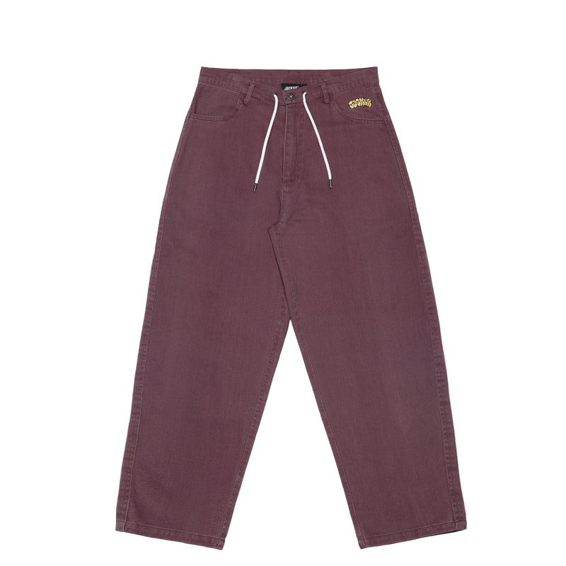 FLOP TWILL EXTRA BAGGY PANT - PURPLE