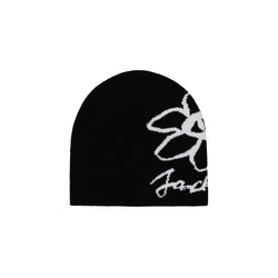 FLOWER VISION BEANIE - BLACK